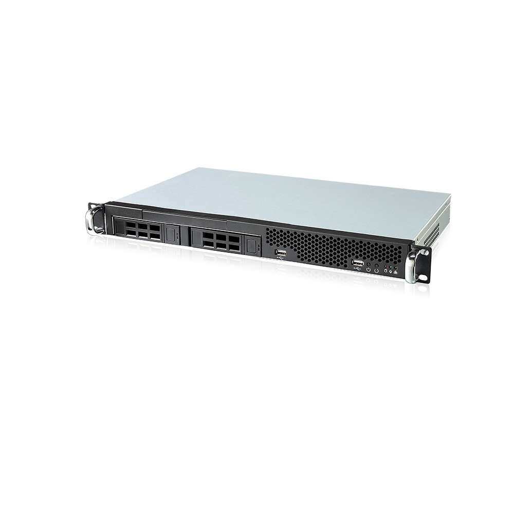 LX-1U250A Rack-Mounted Server Chassis, 19 " Industrial Grade Industrial ITX Chassis - Image 2