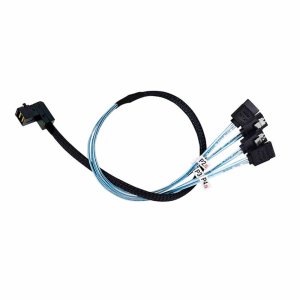 SFF 8643-4SATA Data Transfer Right Angle Cord