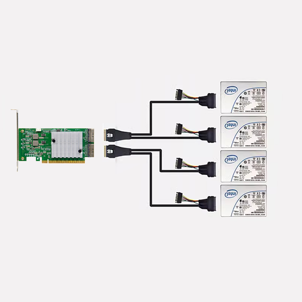 PCIe 5.0 X16 Riser Card, Dual-Port MCl0 (x8) - Image 5