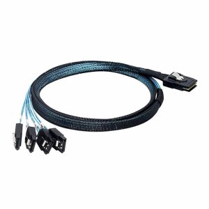 SFF 8087 to 4SATA Data Transfer Right Angle Cord